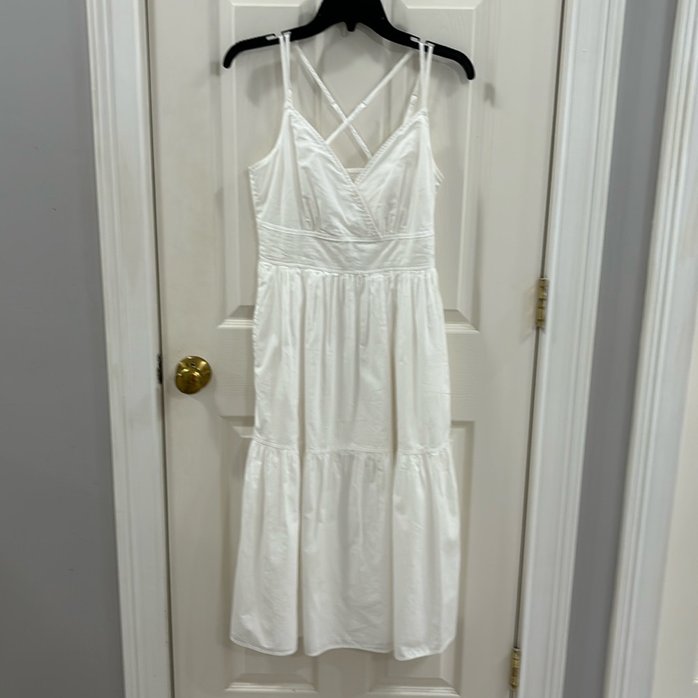 Cute, cotton white sundress